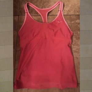 Nike Small Dri-Fit Racerback Tank Top built in bra